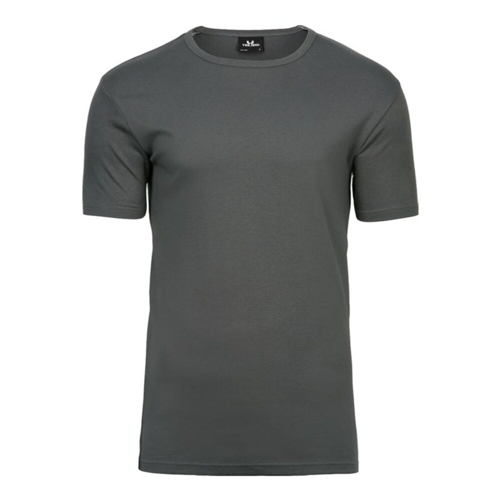 Tee Jays Mens Interlock T-Shirt / Powder Grey